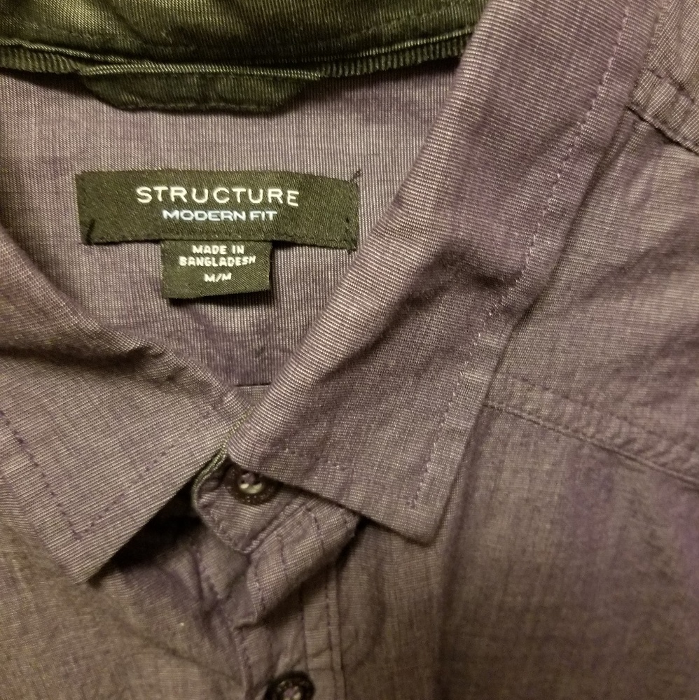 Purple button down - Picture 2 of 2